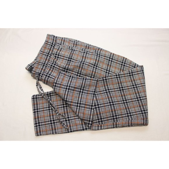 Forever 21 men's tapered leg plaid drawstring pull‎ on pants XL - Picture 3 of 16